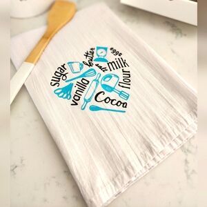 Cute Kitchen ingredient / tool dish towel tea towel